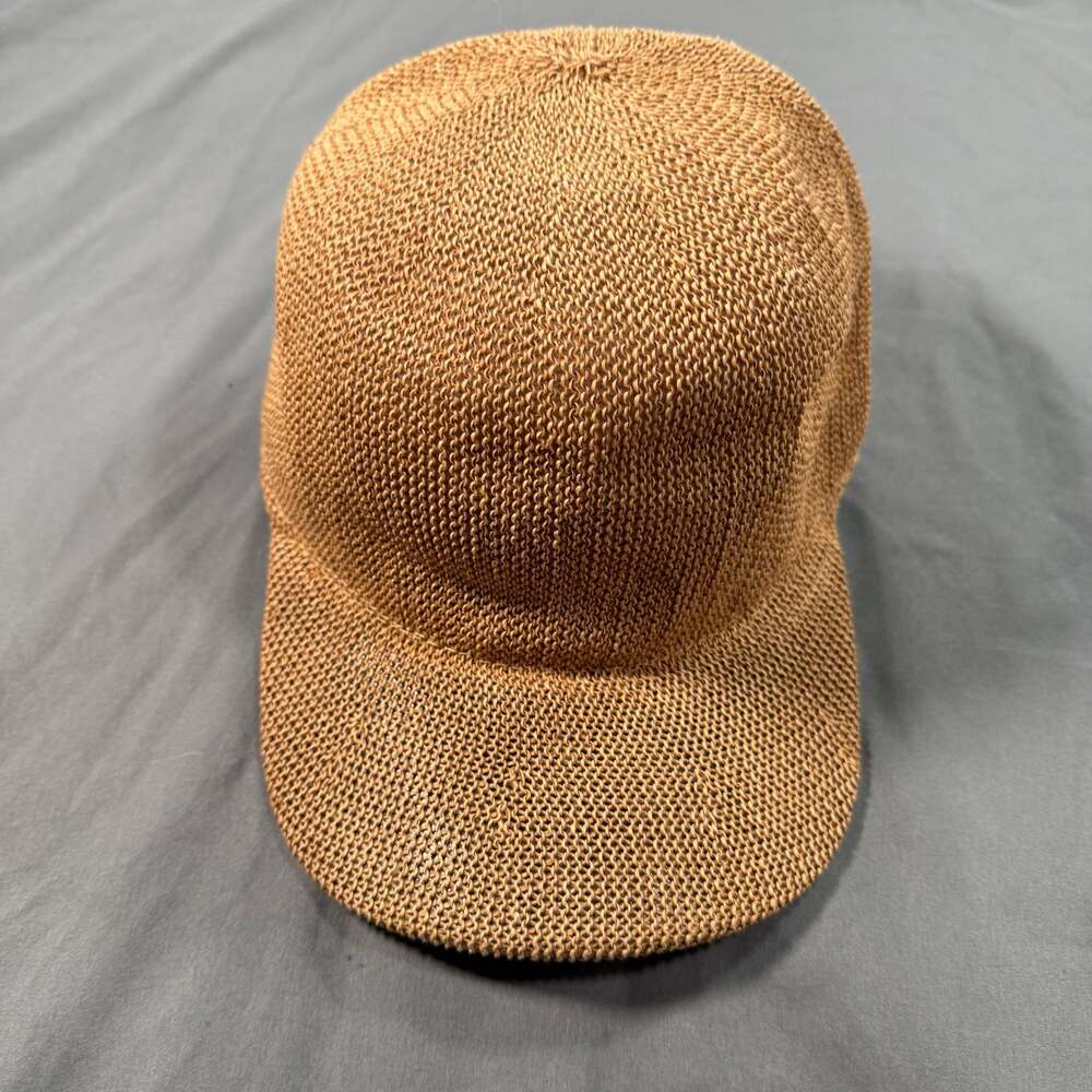 Brown Knit Baseball Cap - Stylish Men's Accessory